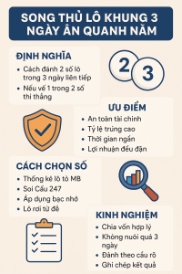 Nuôi Lô Song Thủ Khung 3 Ngày