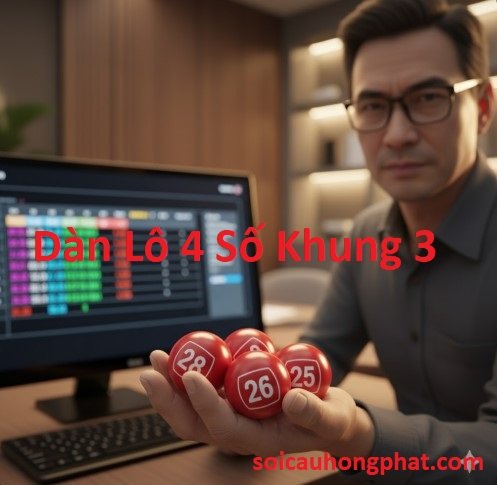 Dàn Lô 4 Số Khung 3 Ngày